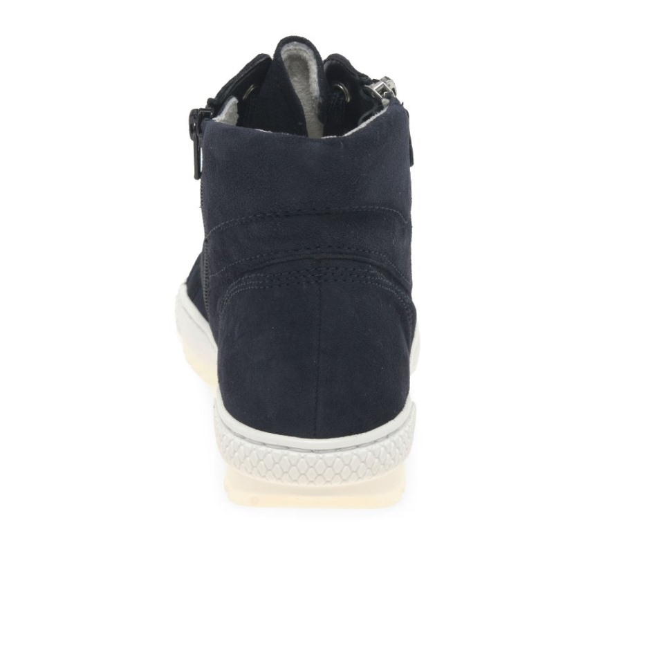 Suède Atlantique/gabor Métallique | Bottines Décontractées Exclusives Bulner Pour Femmes